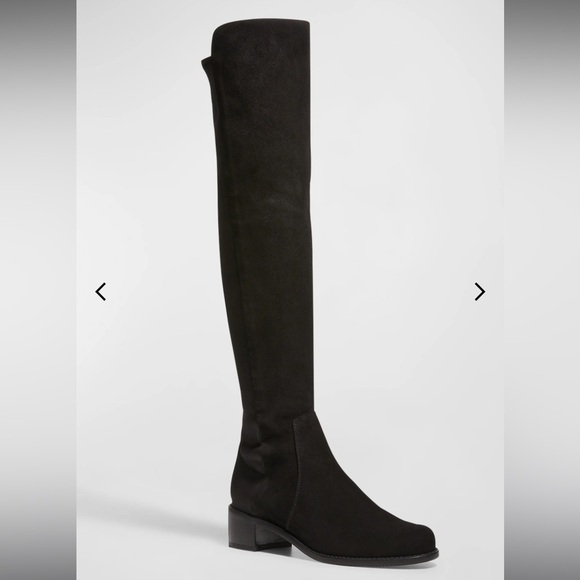 Stuart Weitzman Reserve Stretch Suede Over-The-Knee Boots - Picture 1 of 6